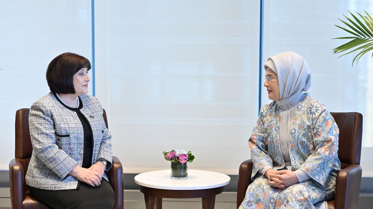 Chair of Azerbaijani Parliament meets with First Lady of Türkiye