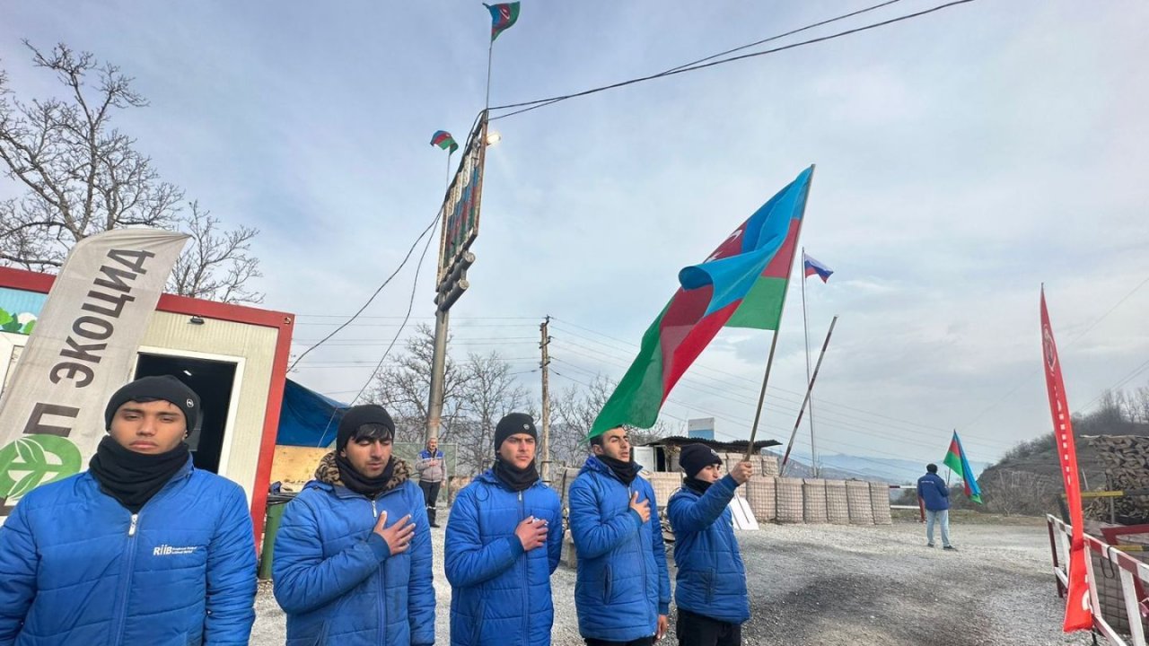 Protests by Azerbaijani environmental activists on Lachin-Khankendi road reach 121 days