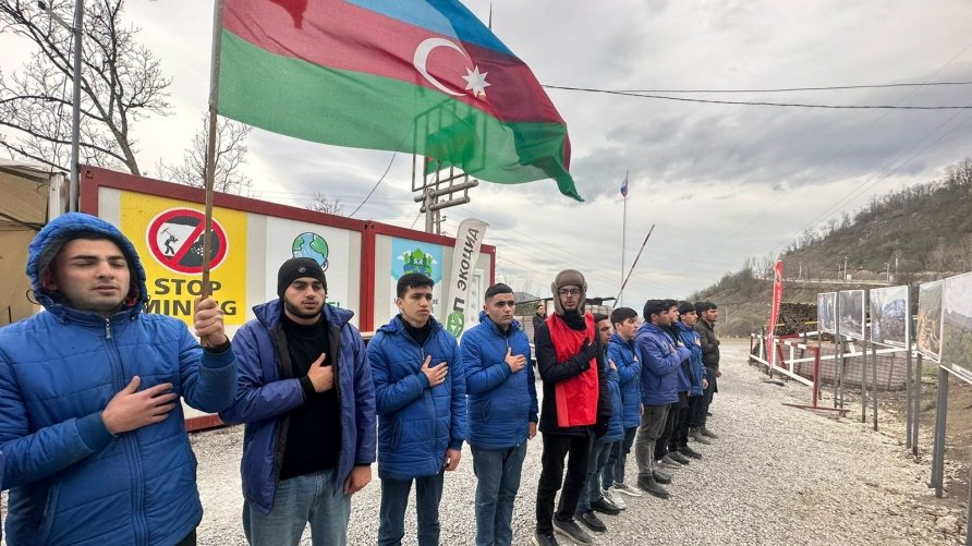 Peaceful protest of Azerbaijani eco-activists on Lachin–Khankendi road enters 122nd day