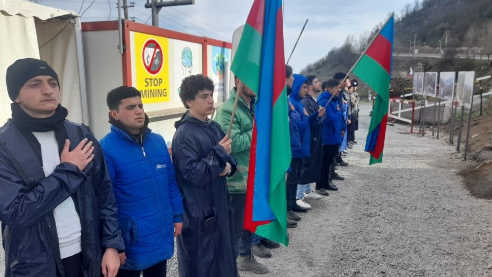 Peaceful protest of Azerbaijani eco-activists on Lachin–Khankendi road enters 130th day