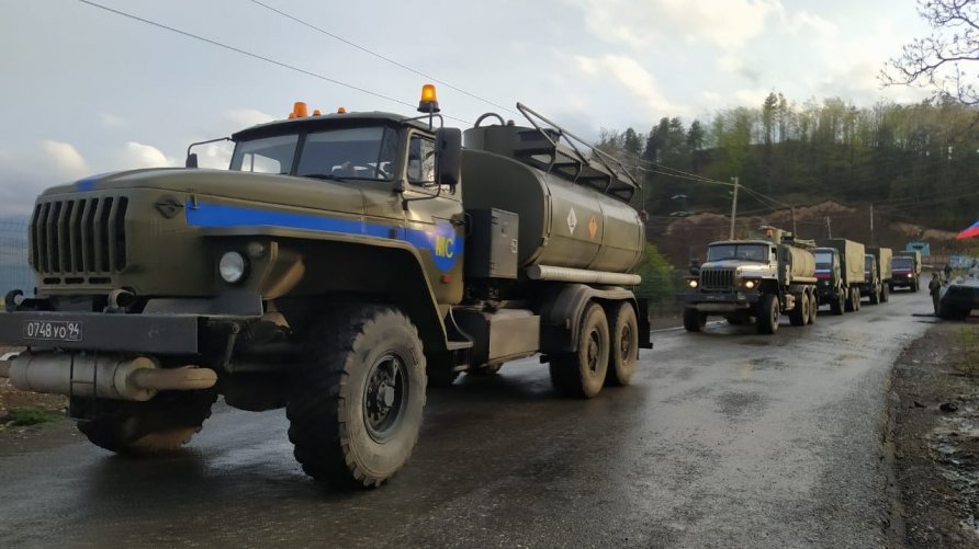 Laçın-Xankəndi yolu: Gün ərzində 100 avtomobilin aksiya ərazisindən sərbəst keçidi təmin olunub