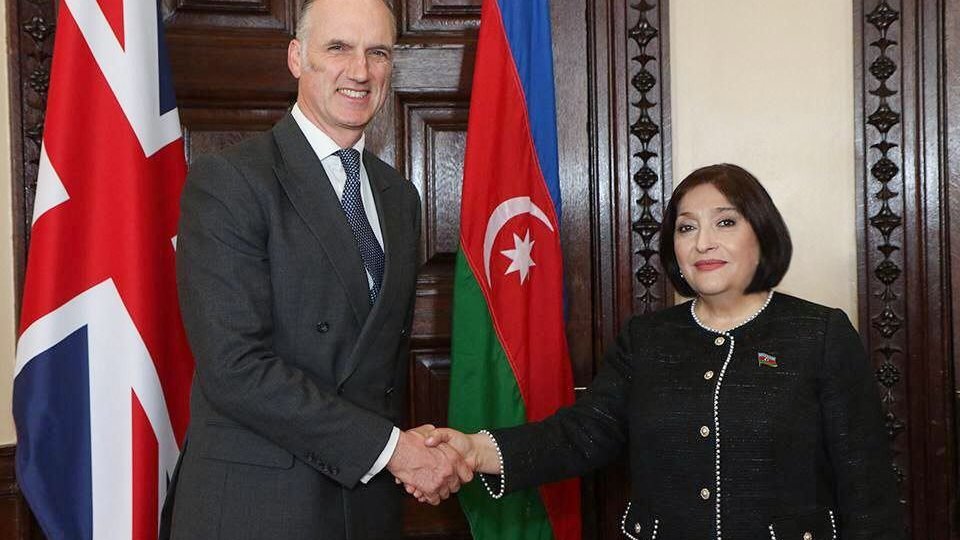 Chair of Azerbaijani Parliament meets British Parliamentary Under Secretary of State in London