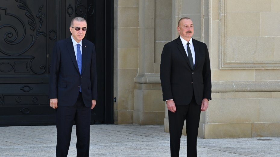 Official welcome ceremony was held for President of Türkiye Recep Tayyip Erdogan, who is on a state visit to Azerbaijan at the invitation of President Ilham Aliyev