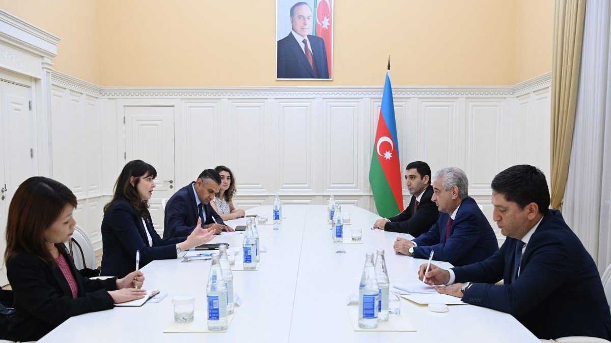 Azerbaijan`s Deputy Prime Minister meets with UN Resident Coordinator in Azerbaijan