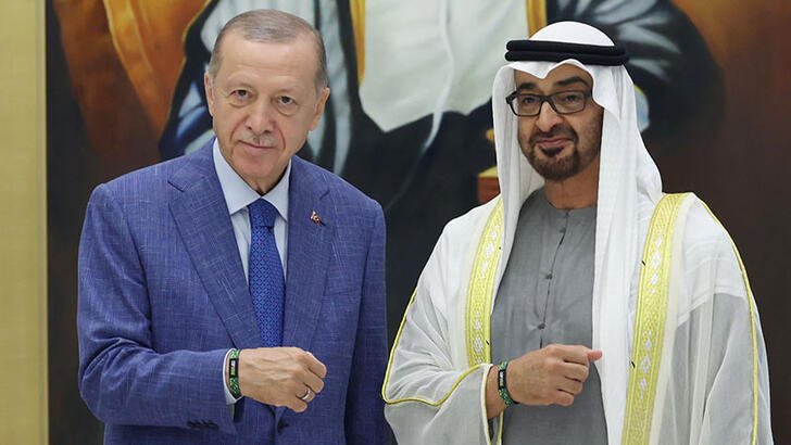 Cumhurbaşkanı Erdoğan, BAE Devlet Başkanı Al Nahyan ile görüştü