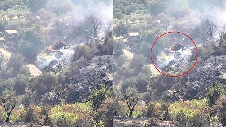 Yunanistan’da düşen yangın söndürme uçağındaki 2 pilot hayatını kaybetti