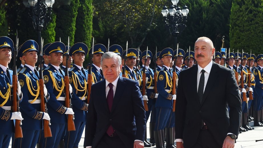 Official welcome ceremony was held for President of Uzbekistan Shavkat Mirziyoyev