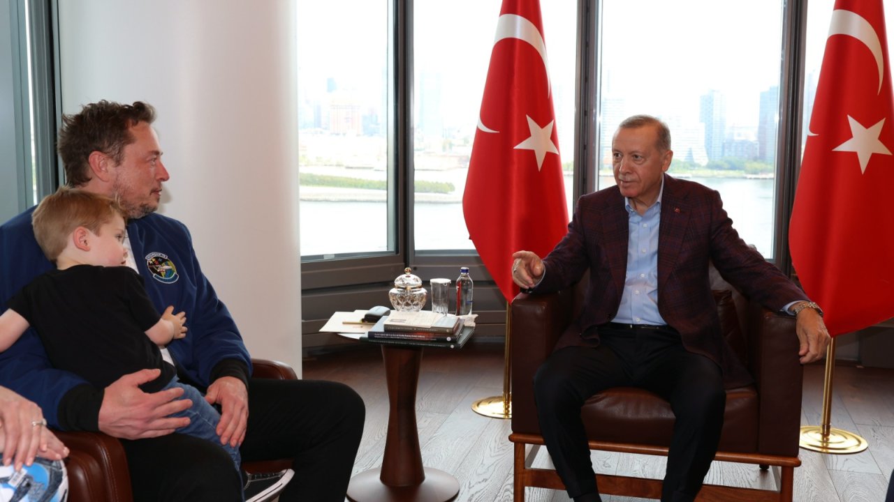 Cumhurbaşkanı Erdoğan, Elon Musk'ı kabul etti