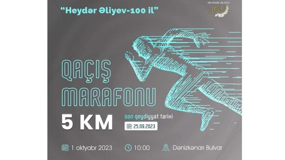 "Heydar Aliyev-100 years" running marathon to be held