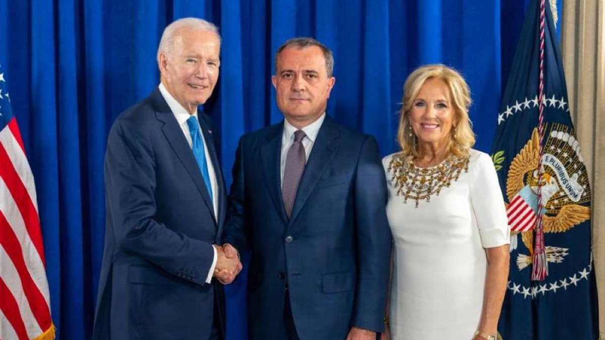 Azerbaijani FM meets President Biden