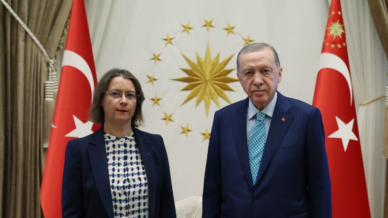 President Erdoğan received French Ambassador Dumont