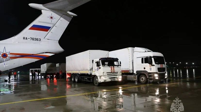 27 tons of humanitarian aid from Russia to Gaza