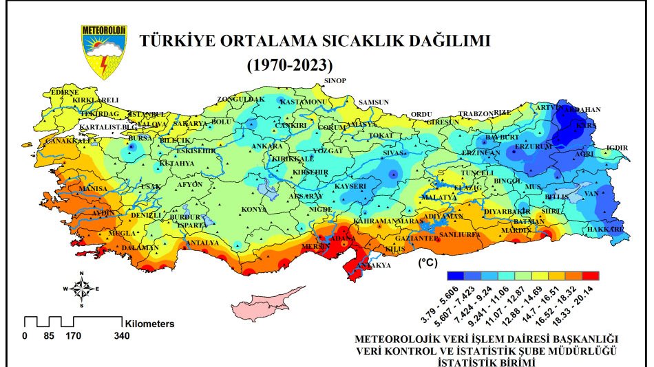 53 yılın sıcak ve soğuk rekorları