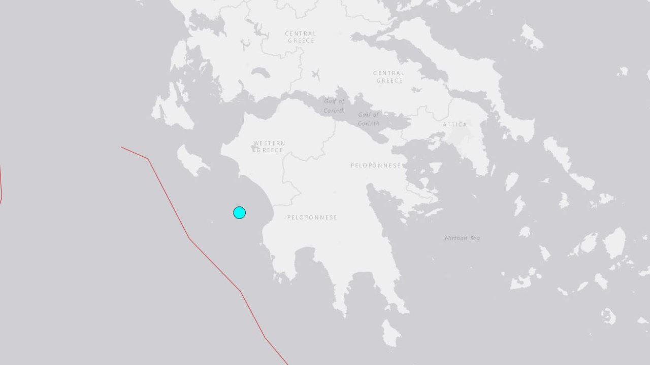 Yunanistan Jeodinamik Enstitüsü, deprem büyüklüğünü 5.7 olarak güncelledi