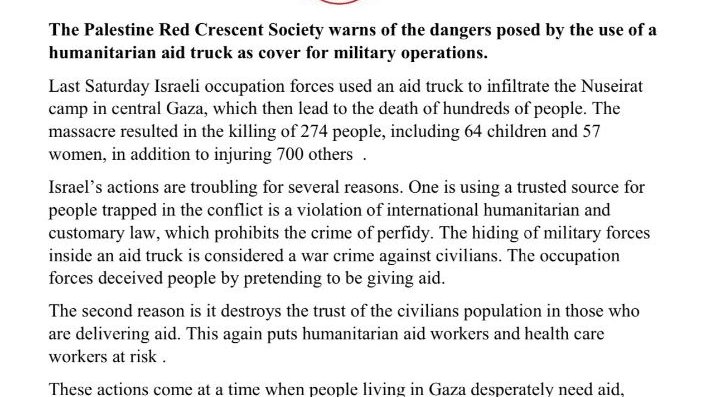 İsrail askerleri, rehine operasyonunda insani yardım kamyonuyla bölgeye sızmış