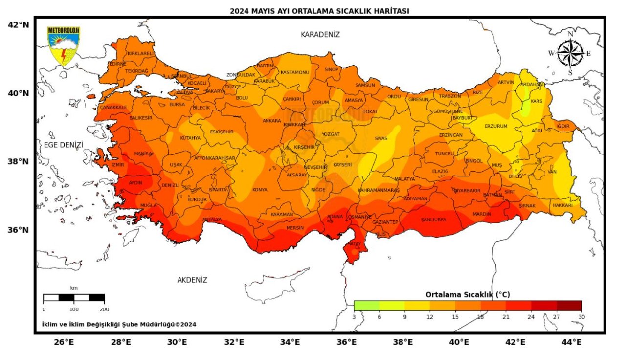 2024'te 53 yılın en sıcak 2'nci ilkbaharı yaşandı