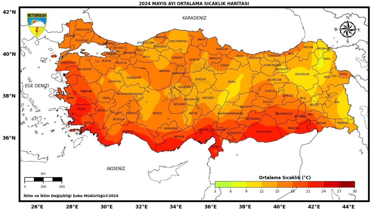 Mayısta sıcaklık düştü, yağışlar arttı