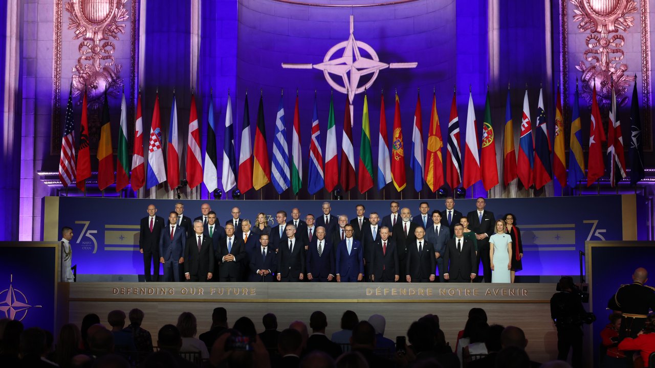 Cumhurbaşkanı Erdoğan, NATO 75. Yıl Anma Resepsiyonu’na katıldı