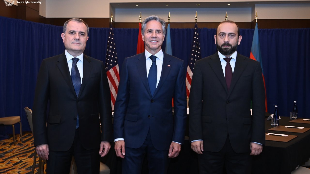 ABD, Azerbaycan ve Ermenistan Dışişleri Bakanları Washington'da bir araya geldi