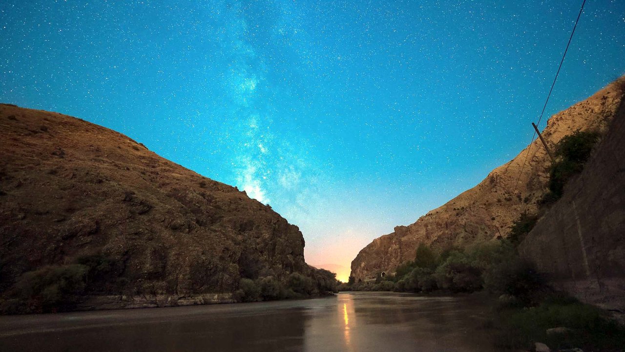 Erzincanlı yönetmen, 'Perseid meteor yağmuru'nu görüntüledi