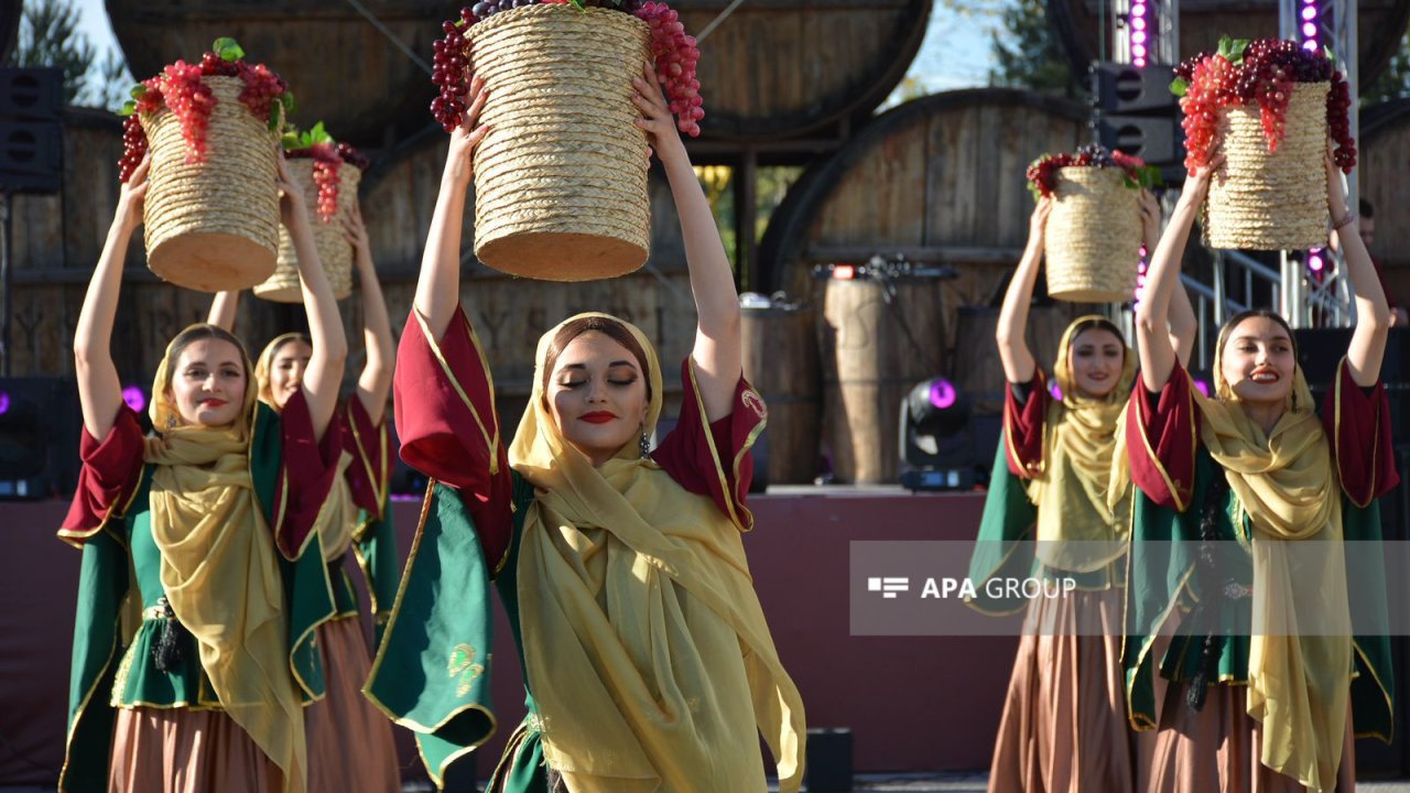 Şamaxıda növbəti Üzüm və Şərab Festivalı başlayıb