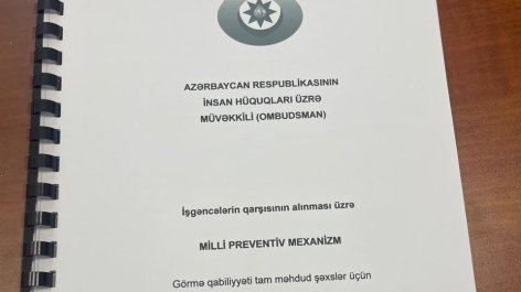 Ombudsmanın təşəbbüsü əsasında Brayl əlifbası ilə maarifləndirici vəsait hazırlanıb