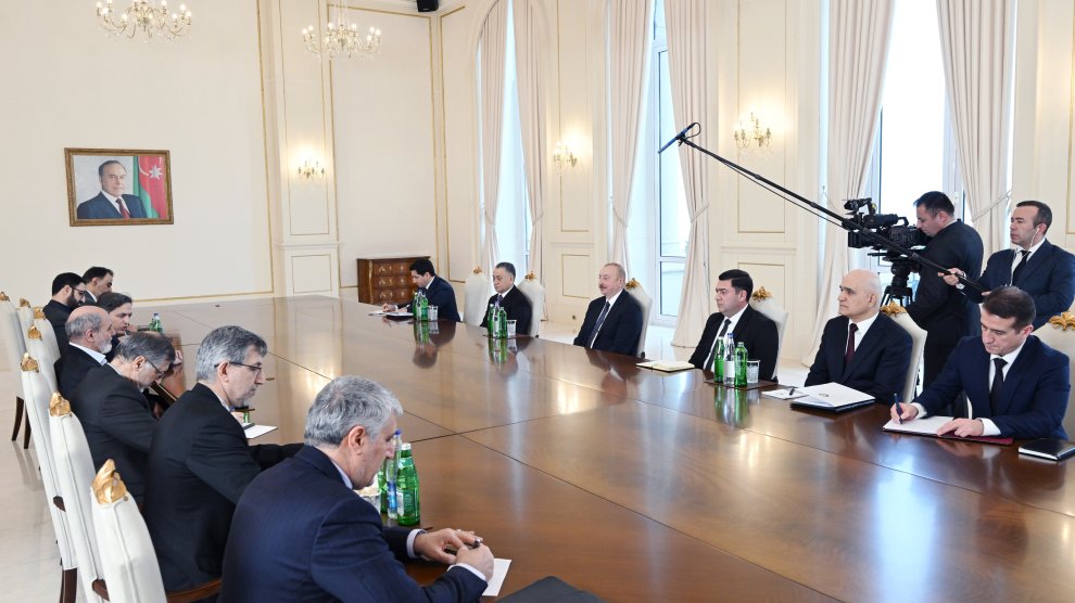 Prezident İlham Əliyev İranın Milli Təhlükəsizlik üzrə Ali Şurasının katibini qəbul edib (FOTO/VİDEO) (YENİLƏNİB)