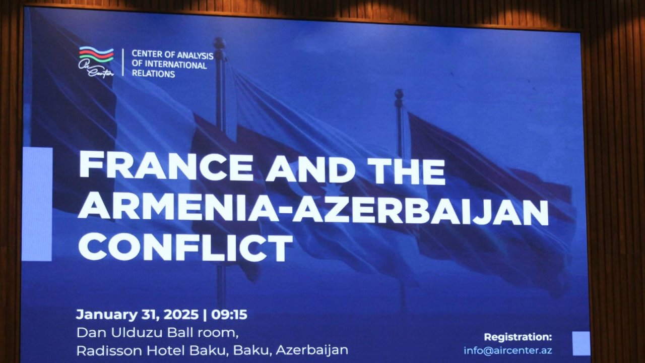 Conference in Azerbaijan's Baku views France's poise on Armenian-Azerbaijani conflict