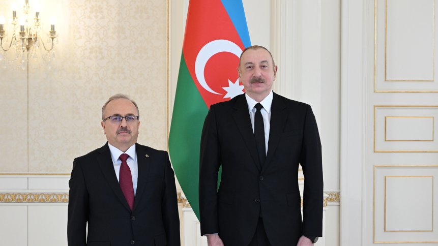 President Ilham Aliyev received credentials of newly appointed Turkish Ambassador to Azerbaijan