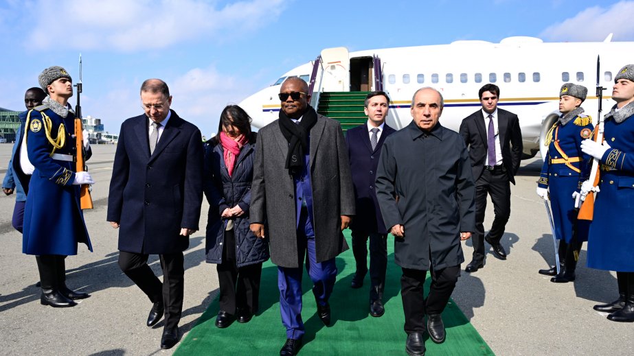 President of Guinea-Bissau arrives in Azerbaijan on official visit