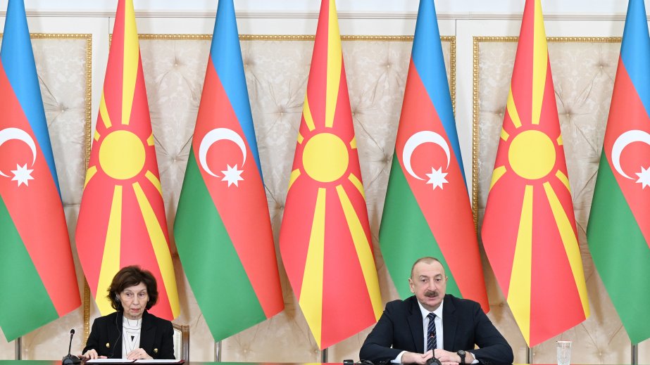 President Ilham Aliyev, President of North Macedonia make press statements (PHOTO/VIDEO)