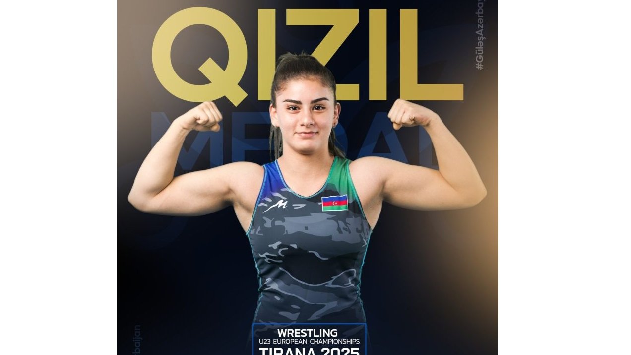 Azerbaijani athlete wins gold medal at European Wrestling Championship